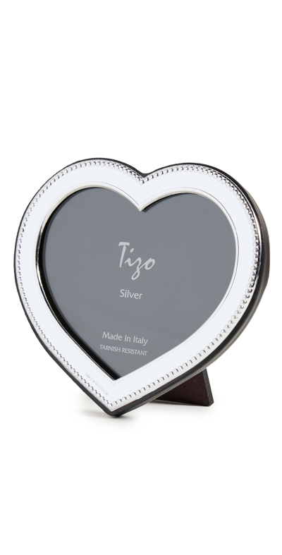 Tizo Design Italian Silverplate Frame Heart 2x3