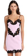 Alexander Wang Cami Dress With Lace Embroidered Heart Shape Cradle Pink In Cradle Pink