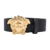 Versace Black Medusa Head Buckle Reversible Belt In 1b00v_black__gold