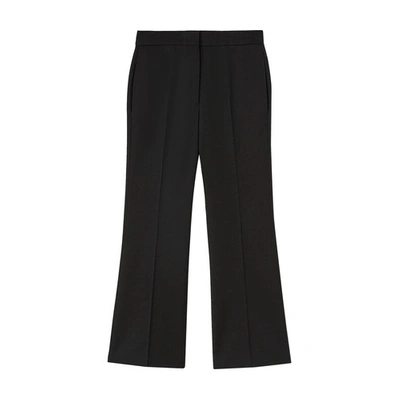 Jil Sander Tailored Crop Trousers In Black