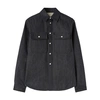 Jil Sander Spread-collar Denim Shirt In Dark_blue