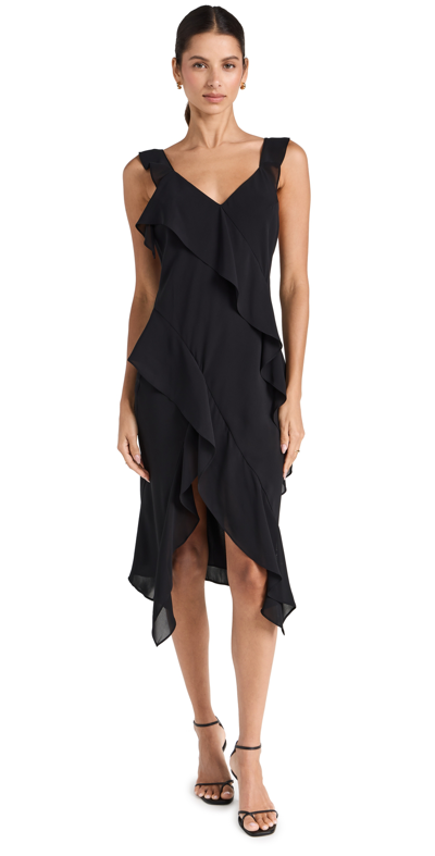 Amanda Uprichard Cantara Dress In Black