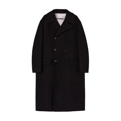 Jil Sander Coat In Black