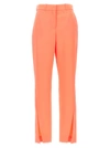 Balmain Pink Side Slits Pants In Pink