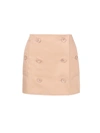 Burberry Skirt With Buttons In Pale Nude