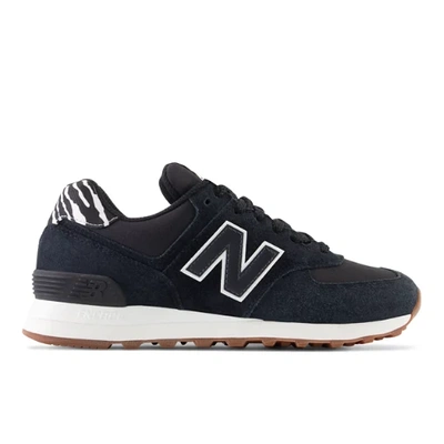 New Balance Women's 574 In Black/white