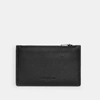 Coach Outlet Zip Card Case In Black