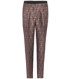 ETRO JACQUARD CROPPED TROUSERS,P00263998