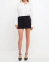 English Factory Pleated Miniskort In Black