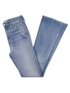 7 FOR ALL MANKIND WOMENS DENIM LIGHT WASH BOOTCUT JEANS