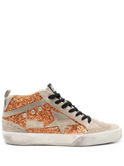 Golden Goose Star Glitter-embellished Trainers In Multi