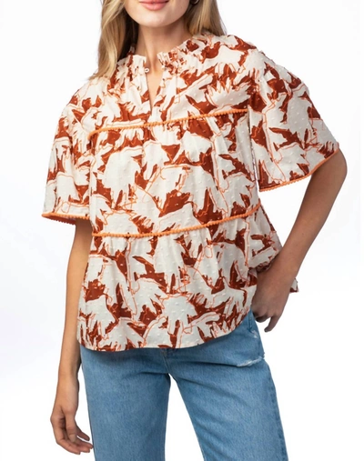 Crosby By Mollie Burch Ellis Top In Sycamore Shadows In Multi