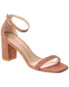 STUART WEITZMAN Stuart Weitzman Nudistcurve 75 Suede Sandal