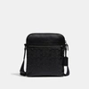Coach Outlet Houston Flight Bag In Signature Leather In Black