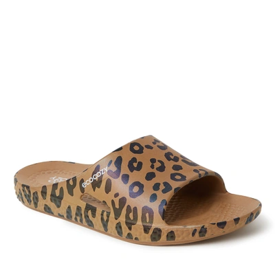 Dearfoams Ecocozy Women's Sustainable Comfort Slide Sandal In Multi