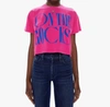 Mother The Grab Back Crop Graphic Tee In Multi