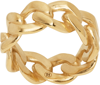 MAISON MARGIELA GOLD CHAIN RING