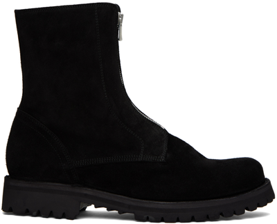 Officine Creative Black Ikonic 003 Boots In Jefferson Nero