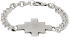 Marcelo Burlon County Of Milan Marcelo Burlon Cross Chain Bracelet In Silver