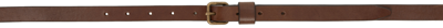 Dries Van Noten Brown Pin-buckle Belt In 712 Tan