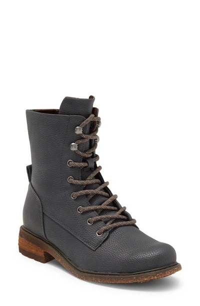 B O C By Born Carter Combat Boot In Dark Grey Nubuck