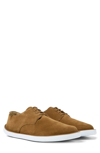 Camper Wagon Sneaker In Brown Suede