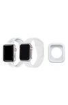 THE POSH TECH THE POSH TECH ASSORTED 2-PACK SILICONE APPLE WATCH® WATCHBANDS WITH BUMPER