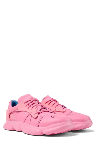 Camper Karst Panelled Lace-up Trainers In Pink