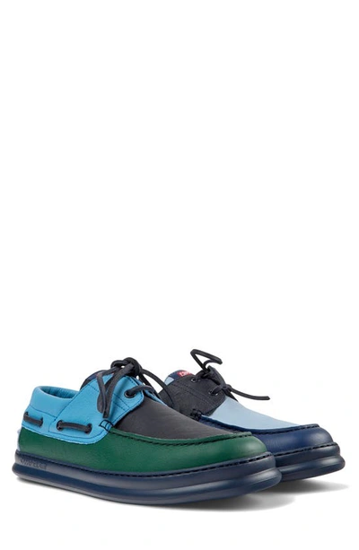 Camper Runner Four Twins Boat-shoes In Blue