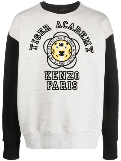 KENZO LOGO-PRINT COTTON SWEATSHIRT