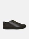 COMMON PROJECTS GREEN LEATHER ACHILLES SNEAKERS