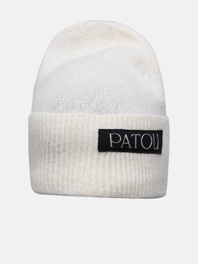Patou Berretto Logo In White