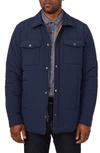 Rainforest Outdoor Quilted Water Resistant Stretch Jacket In Navy