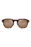 MAUI JIM ALIKA 49MM POLARIZED KEYHOLE SUNGLASSES