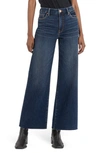 Kut From The Kloth Meg Fab Ab High Waist Raw Hem Ankle Wide Leg Jeans In Exhibited