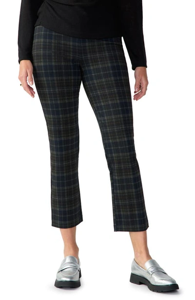 Sanctuary Carnaby High Waist Kick Flare Crop Pants In Marion Plaid
