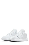 Jordan Women's Air  1 Low Shoes In White/ White/ White