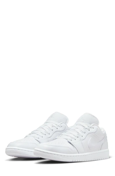 Jordan Women's Air  1 Low Shoes In White/ White/ White