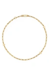 Tory Burch Good Luck Chain Necklace In Tory Gold