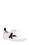 Kate Spade Signature Leather Colorblock Low-top Sneakers In True White