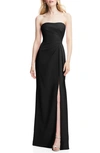 AFTER SIX AFTER SIX STRAPLESS CREPE TRUMPET GOWN