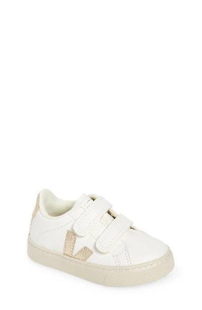 Veja Kids' Ivory Chromefree Leather Field Sneakers In White