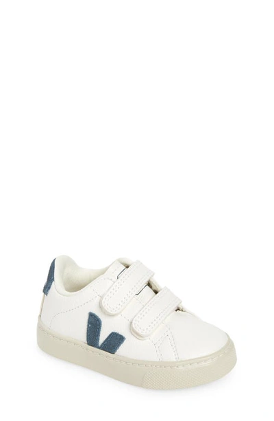 Veja Kids' Esplar Velcro Sneaker In White