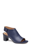 Johnston & Murphy Evelyn Open Toe Sandal Bootie In Navy Glove