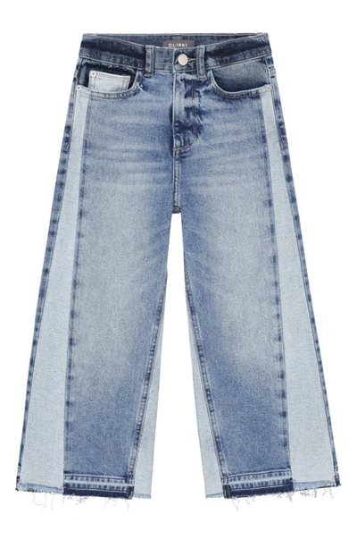 Dl1961 Little Girl's & Girl's Lily Wide-leg Jeans In Shoreline