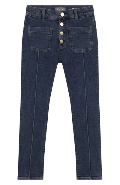 Dl1961 Kids' Little Girl's & Girl's Emie High-rise Straight Jeans In Seacliff