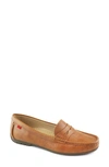 Marc Joseph New York Carrol Street 2.0 Penny Loafer In Cognac Grainy