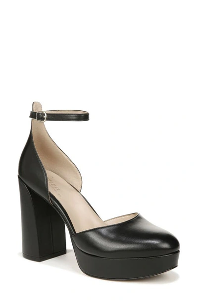 27 Edit Naturalizer Giovanna Ankle Strap Platform Pump In Black Leather