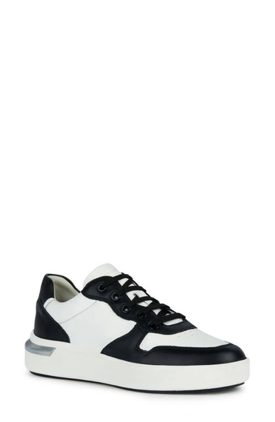 Geox Dalyla Sneaker In White/ Black