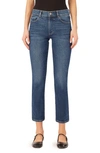 Dl1961 Mila Cigaerette Mid-rise Ankle Jeans In Palmwood Performance